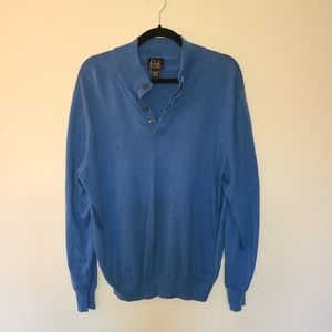 Jos. A. Bank Blue Sweater Large pima Cotton
